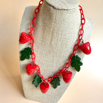 Autumn Acorn Necklace