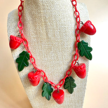 Autumn Acorn Necklace