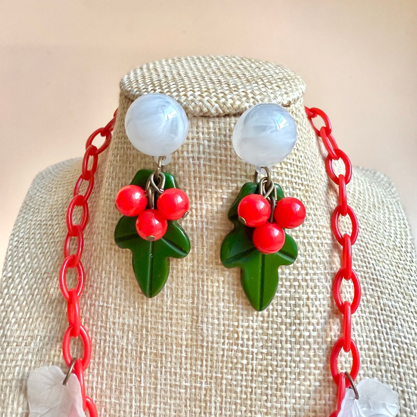 Holly necklace and optional matching earrings