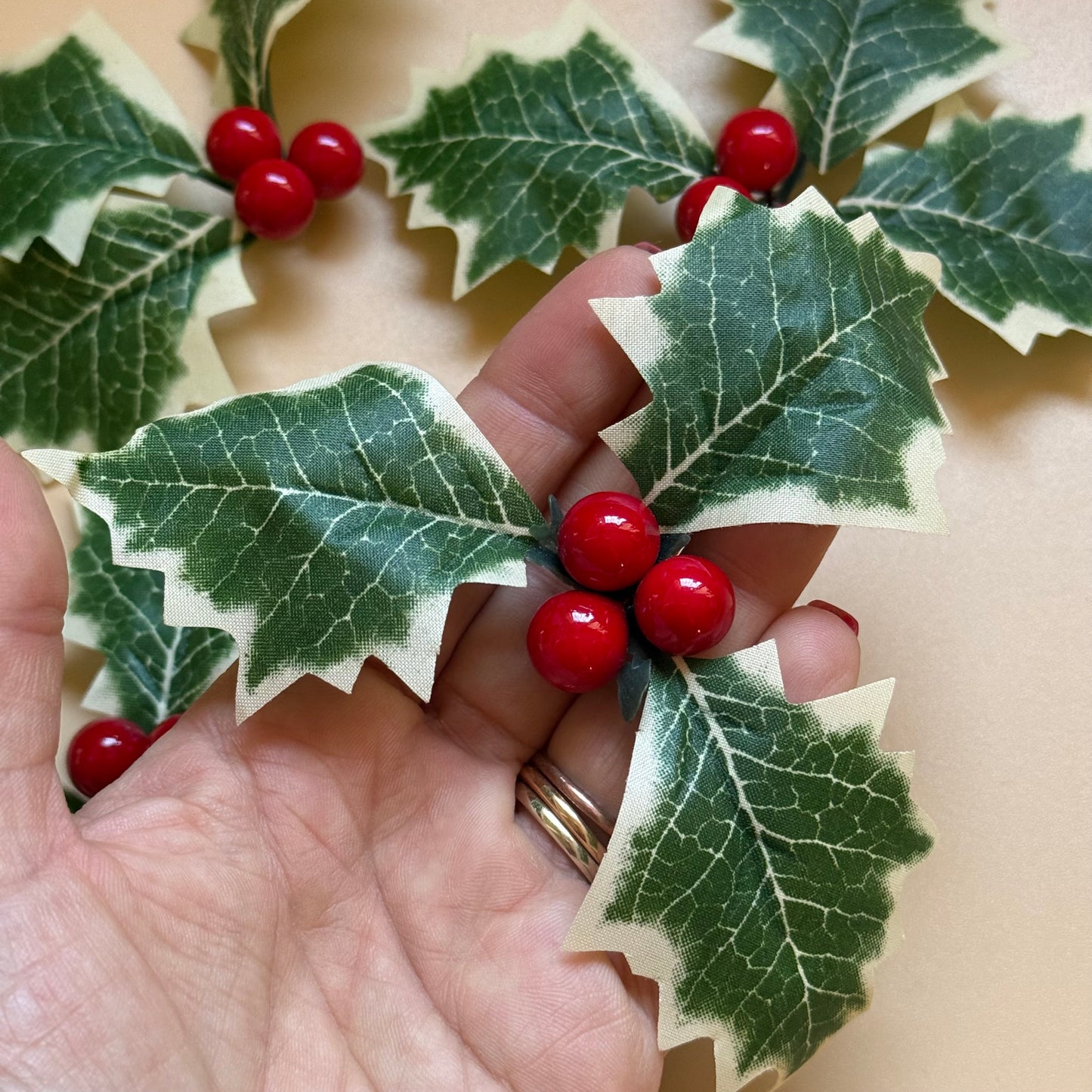 Holly flower Brooch