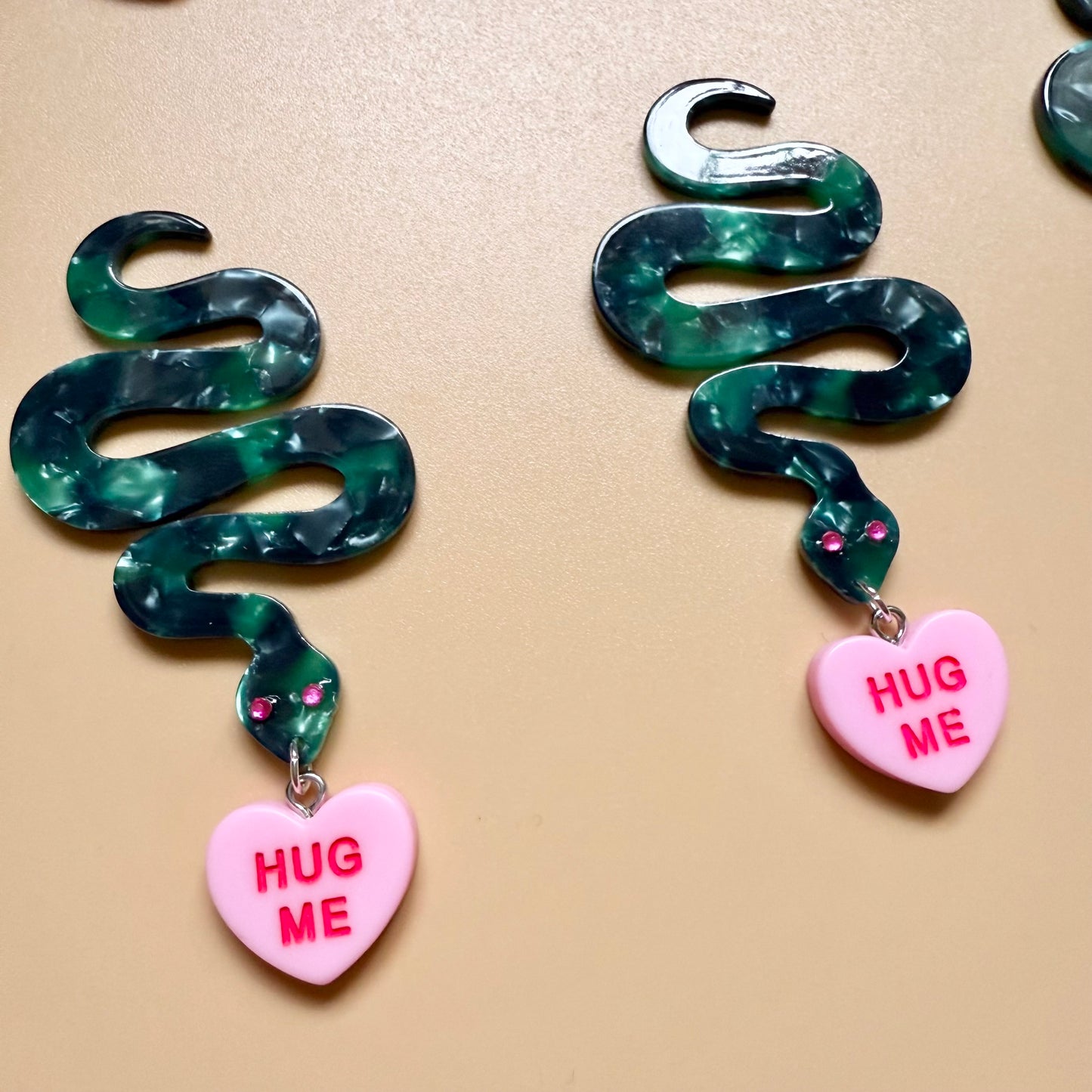 Hug Me Snake brooch