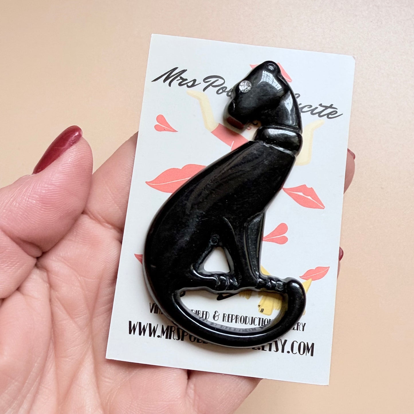 Black Panther Brooch