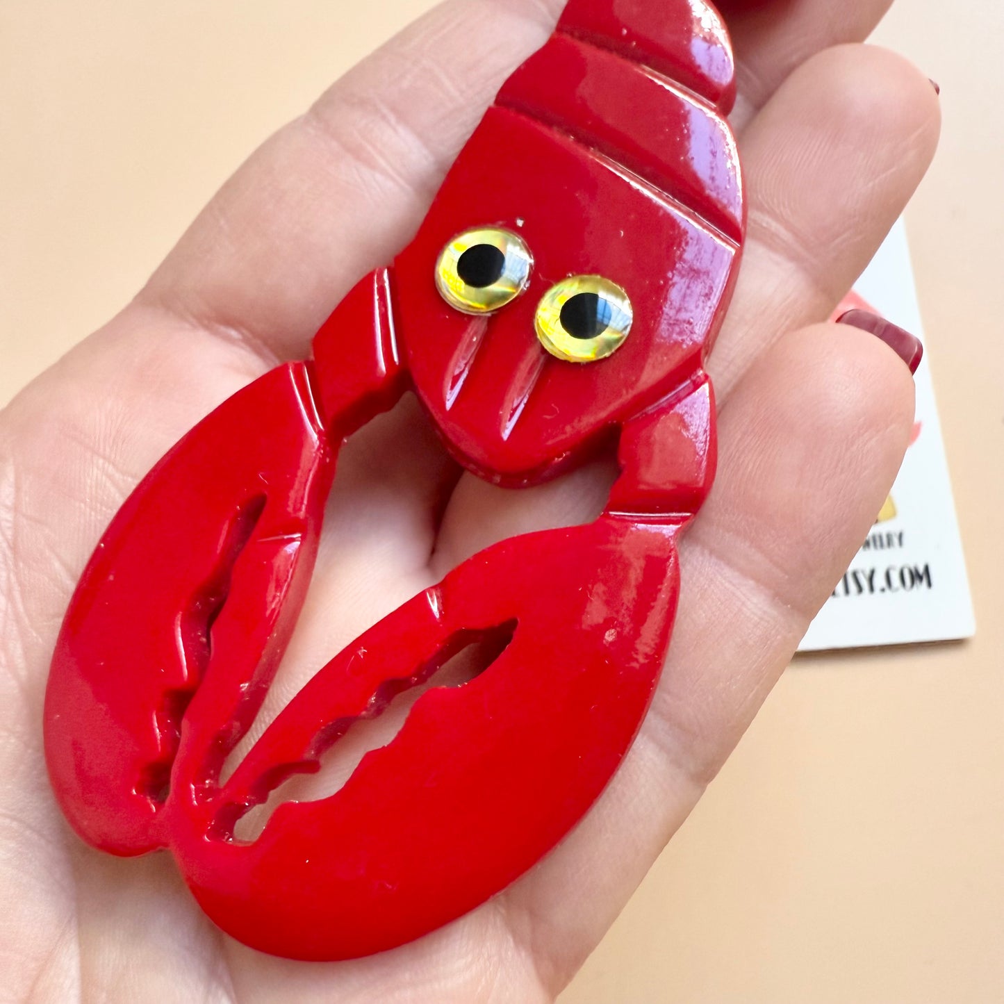 BARGAIN Jumbo Lobster brooch