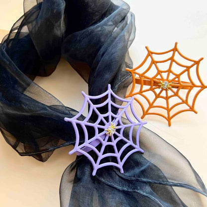 Spiderweb Scarf Ring