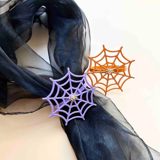 Spiderweb Scarf Ring