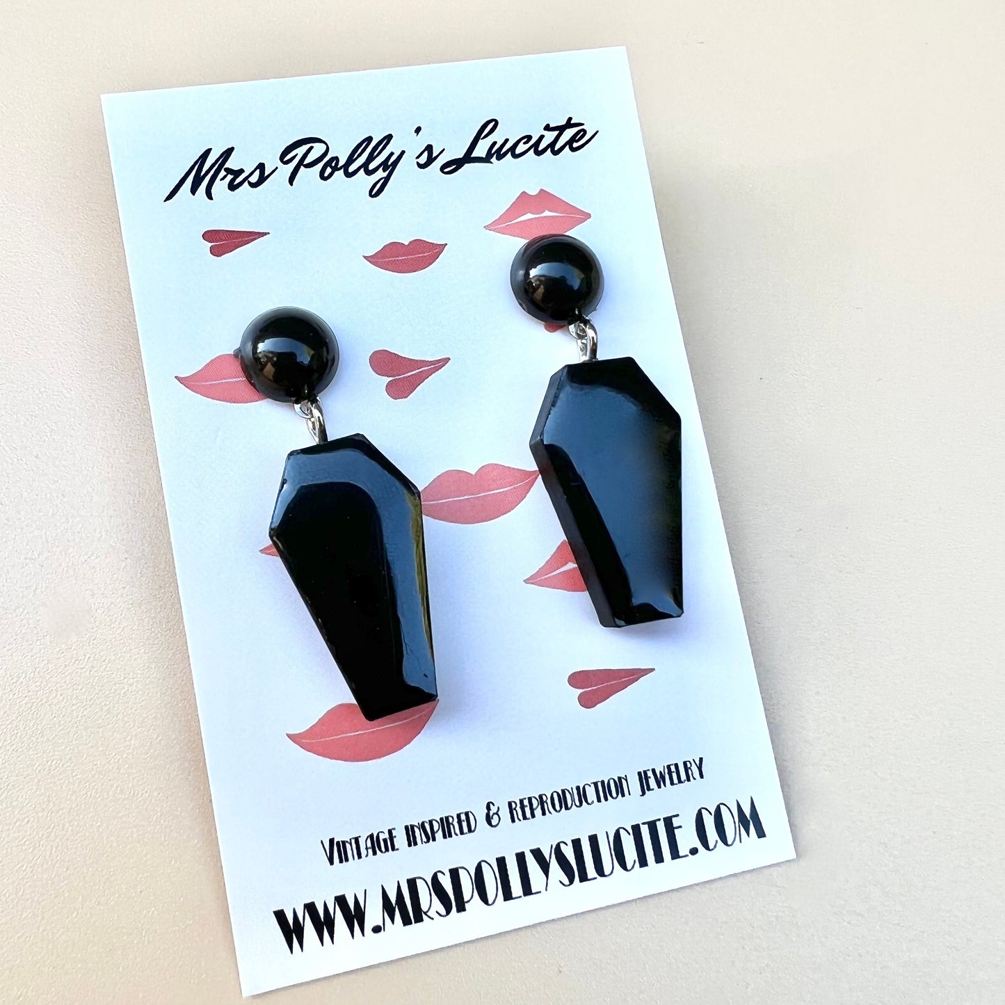 My coffin earrings