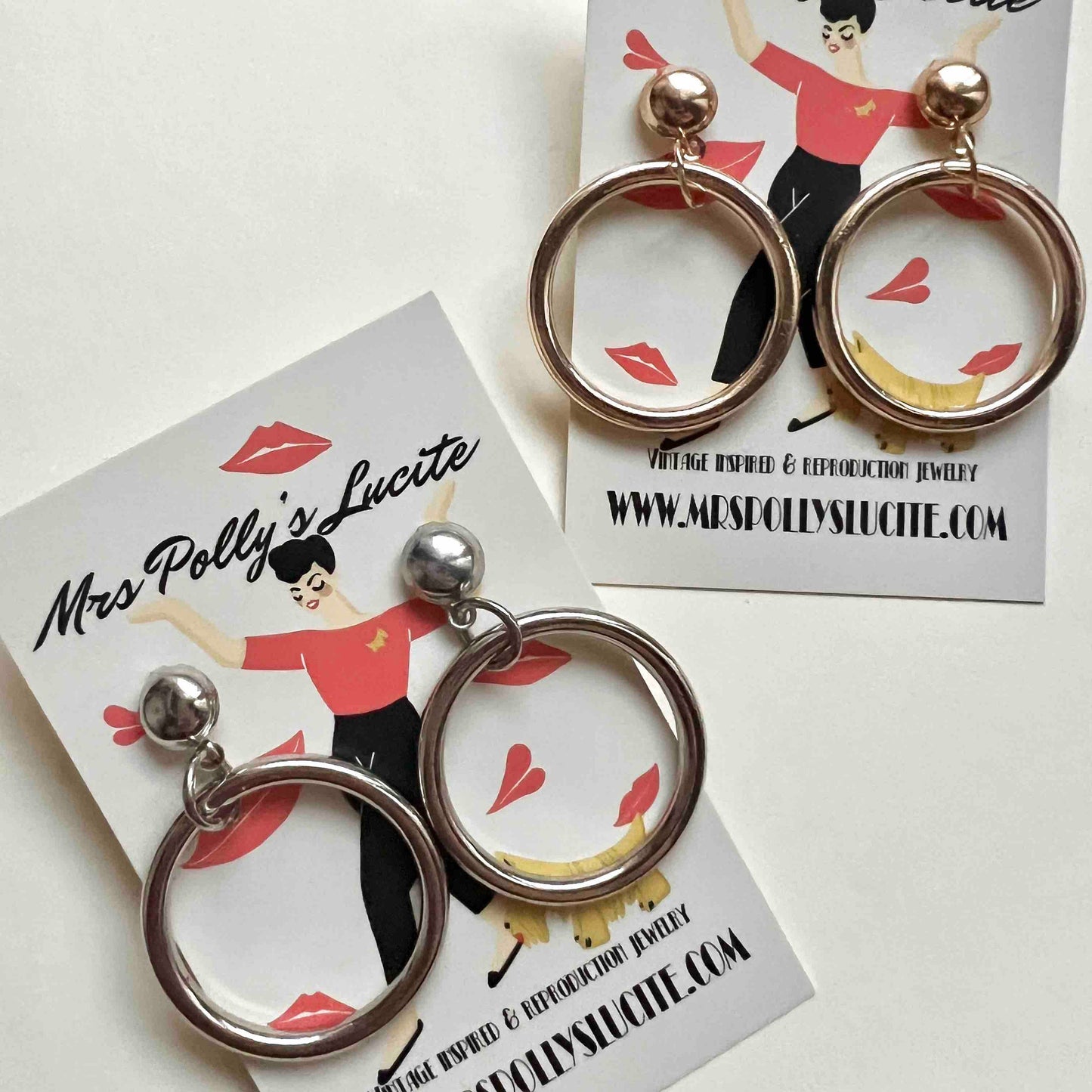 Marilyn Monroe Little Hoop Earrings