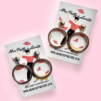 Marilyn Monroe Little Hoop Earrings