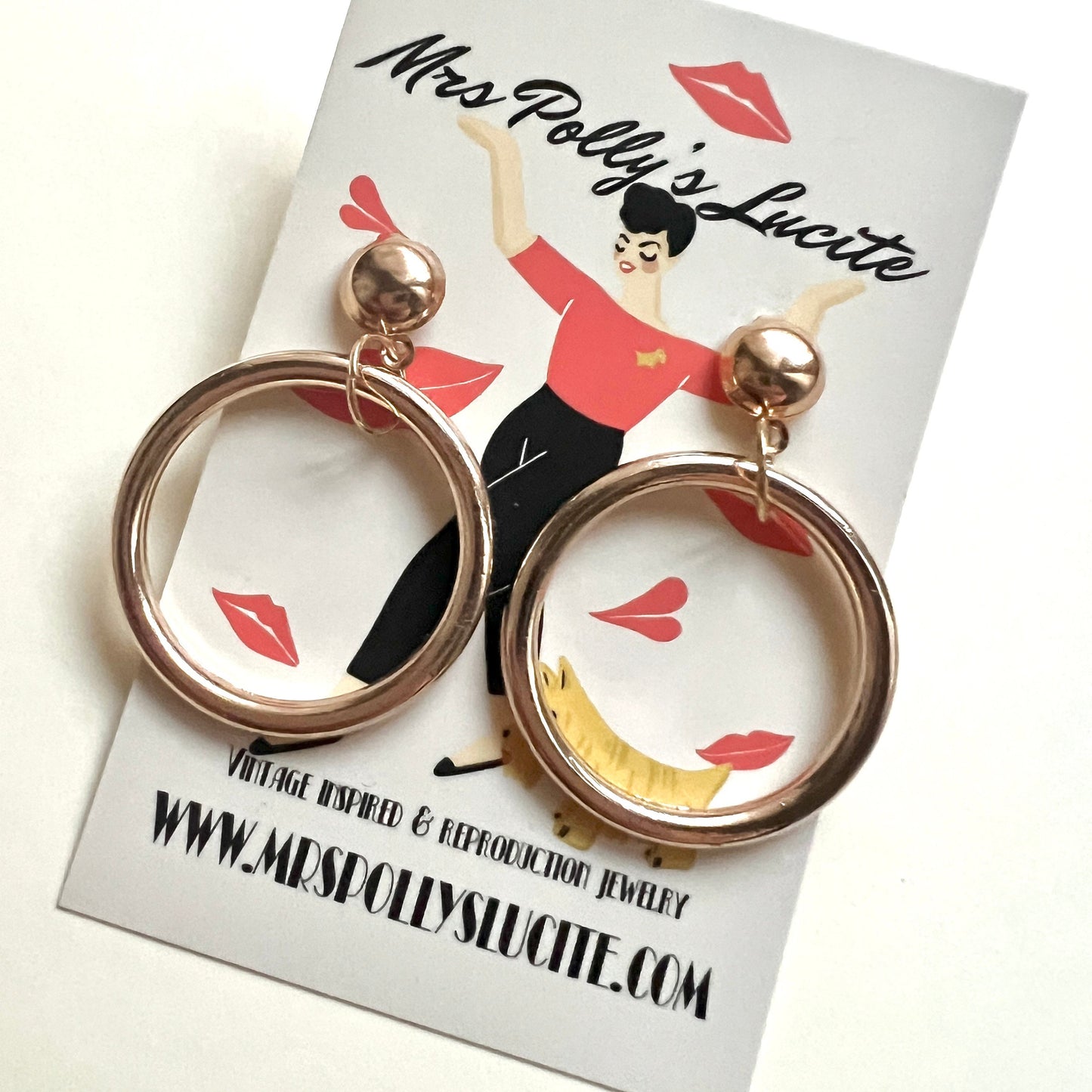 Marilyn Monroe Little Hoop Earrings