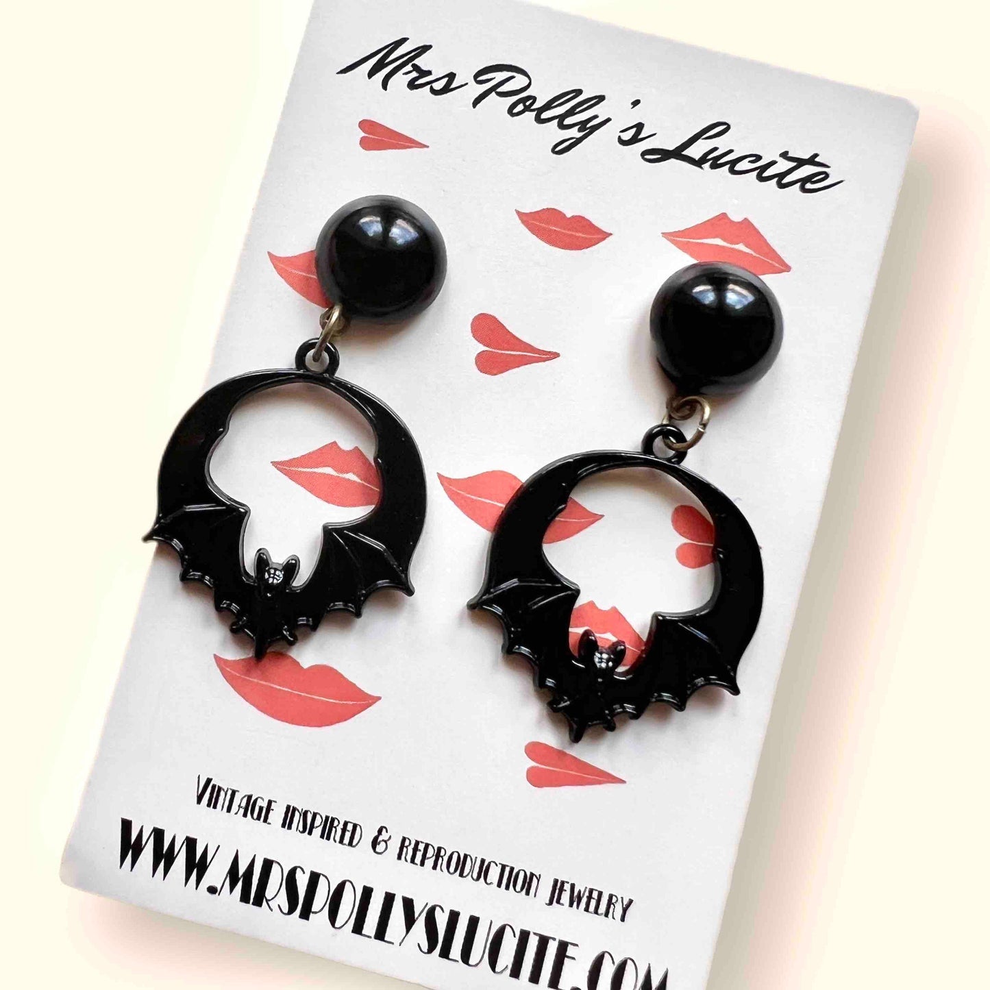 Bats Hoop earrings