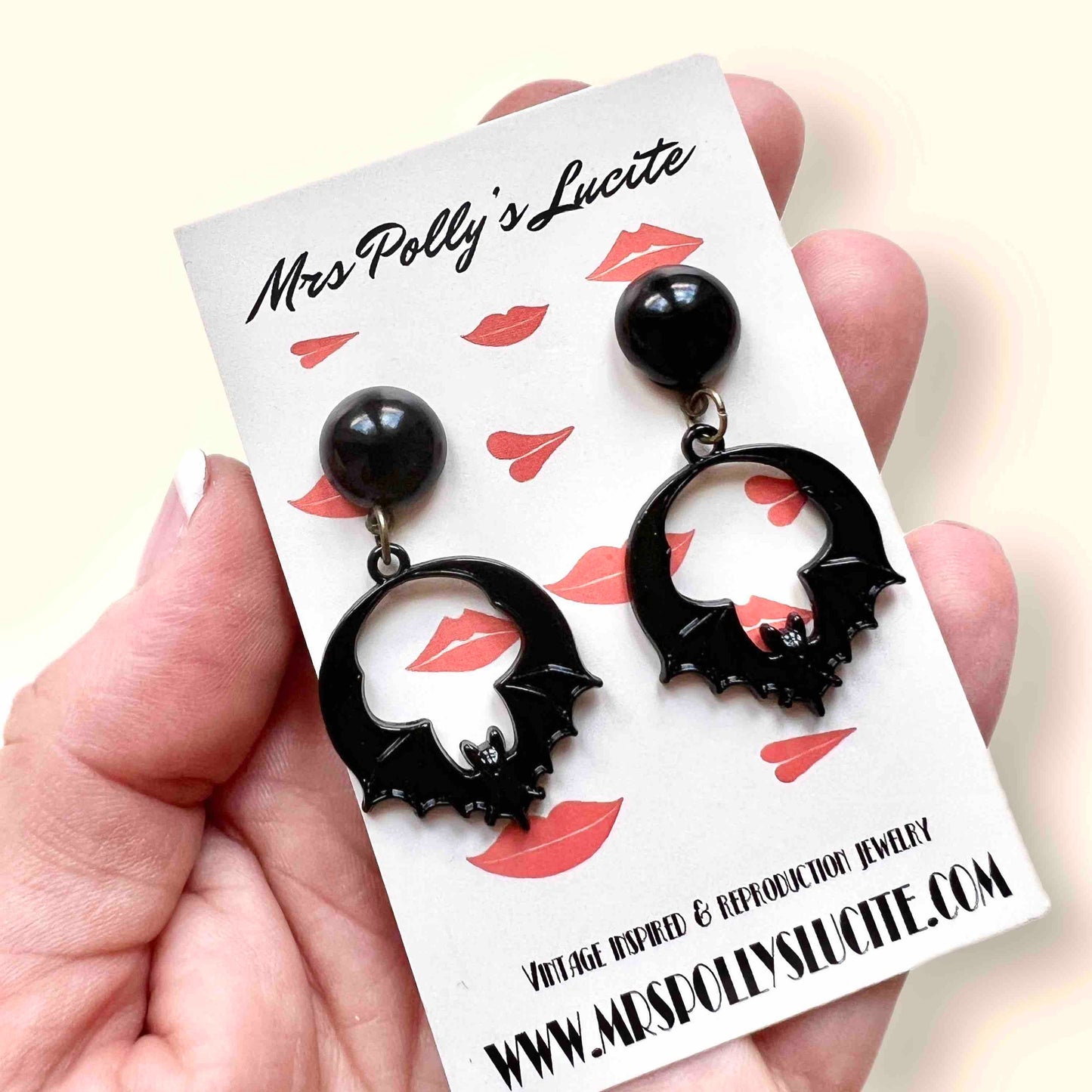 Bats Hoop earrings