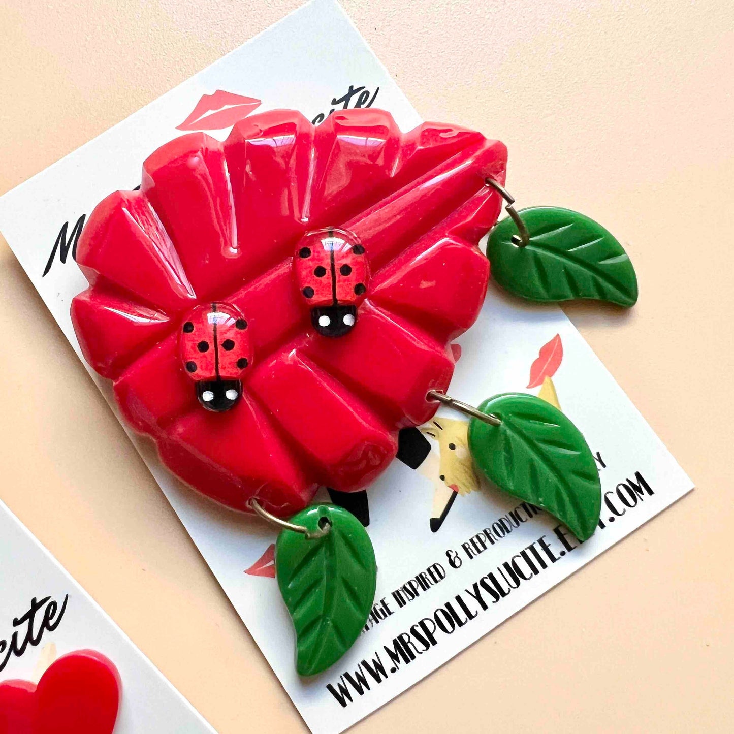 Love Ladybug brooch