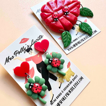 Love Ladybug brooch