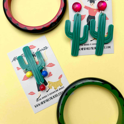 Retro Cactus brooch