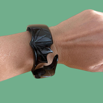 Bat Wings Resin Bangle