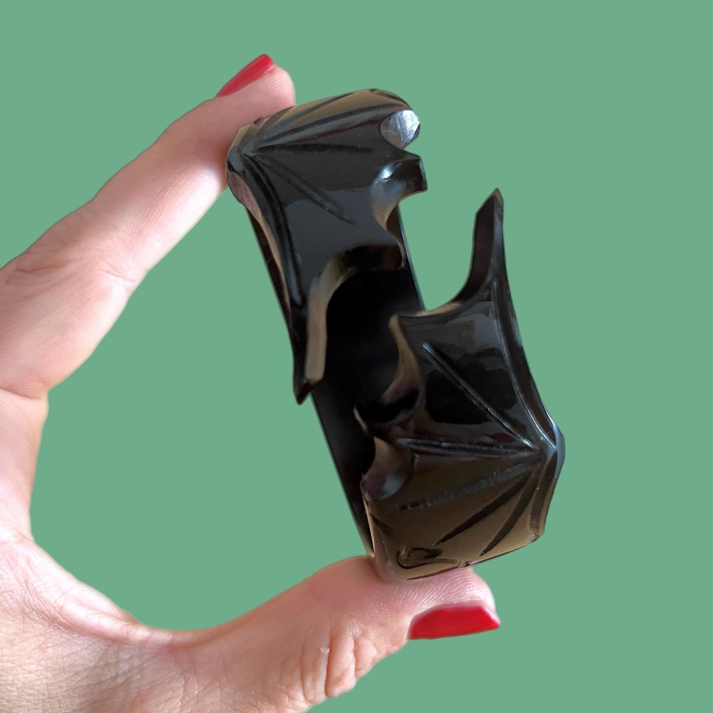 Bat Wings Resin Bangle