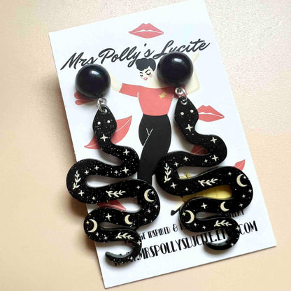 Witchy Snake Earrings