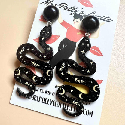 Witchy Snake Earrings