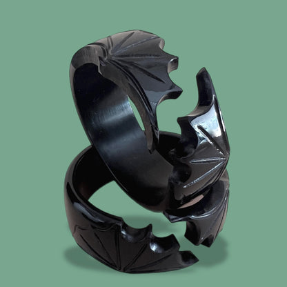 Bat Wings Resin Bangle