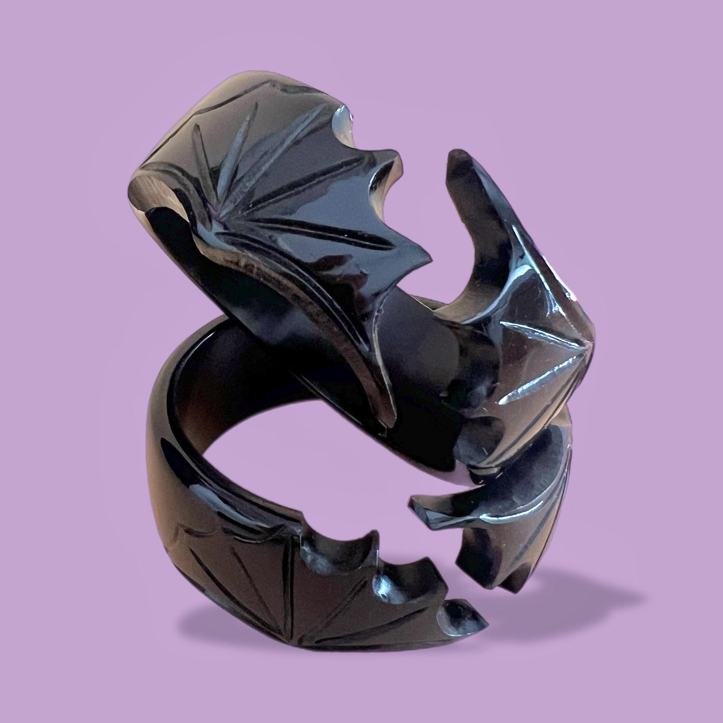 Bat Wings Resin Bangle